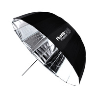 Phottix Premio Reflective Umbrella, Silver & Black - 85cm