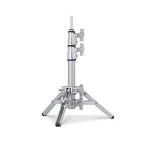Avenger Baby Stand 10, Steel Base, Aluminium Riser, Silver - 1m