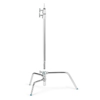 Avenger C-Stand Turtle Base & Column, Silver - 2.2m