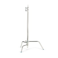Avenger C-Stand Turtle Base & Column, Silver - 3m