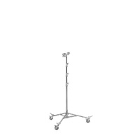 Avenger Overhead Stand 43, Braked Wheels, 3 Risers, Silver - 4.3m