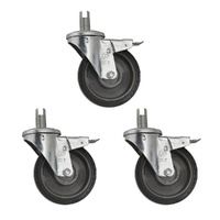 Avenger Hard Wheels, Set of 3 for Strato Safe Crank-Up Stands 