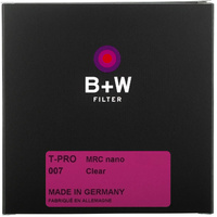 B+W T-Pro 007 Clear MRC Nano Filters