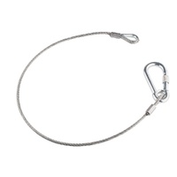 Avenger Safety Cable, 70cm Rigging with Screw Lock, 5mm