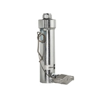 Avenger 28mm Receiver with M12 Screw, Washer & Nut - Silver