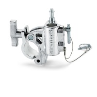 Avenger Barrel Clamp with T-Knob, Silver - 42-52mm Ø