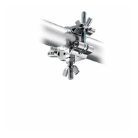 Avenger Eye Coupler Clamp LP with M12 Bolt & Nut, Silver - 48-52mm Ø