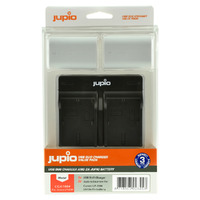 2 x Jupio Canon LP-E6N Ultra Batteries & Dual Charger Kit