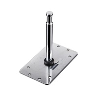 Avenger Baby Wall Plate with 16mm Fixed Spigot 15cm - Silver