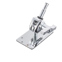 Avenger Baby Wall Plate with 16mm Swivel Spigot - Silver