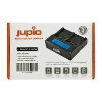 Jupio Dedicated Duo Charger with LCD for Sony BP-U Series Batteries