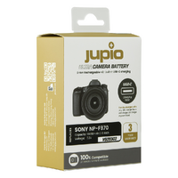 Jupio Sony NP-F970 Ultra C (USB-C 20W PD input/output) 7.2V 10050mAh Video Battery
