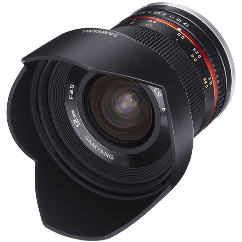 Samyang 12mm F2.0 NCS CS Sony FE Camera Lens - Black