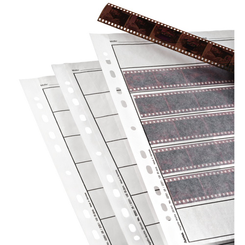 Hama Negative Sleeves, Parchment, 7 Strips of 6 Negatives, 24x36mm - 100 pcs