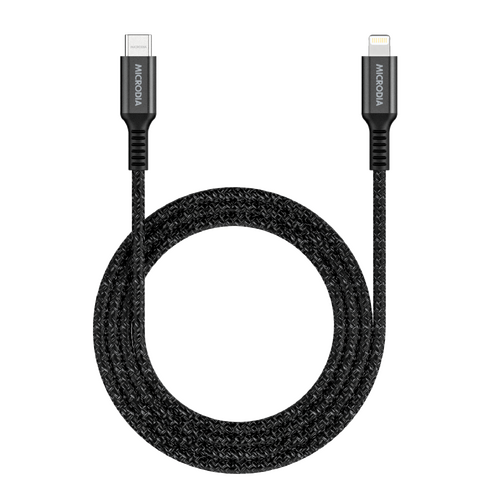 MICRODIA ExeCable Tweed PD60W 1.3m USB-C to Lightning Cable - Navy