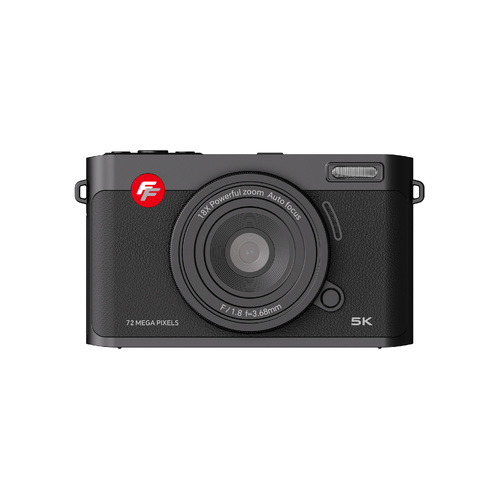 FireFly Pixus Deluxe Digital Compact Camera - Black/Black