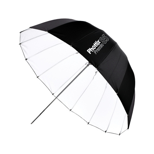 Phottix Premio Reflective Umbrella, White & Black - 85cm