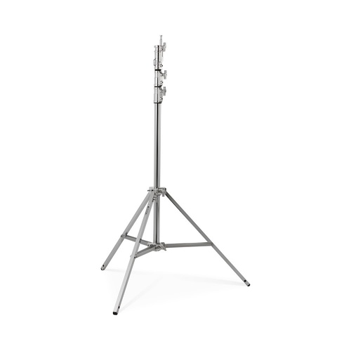 Avenger Combo Stand 35, Steel Double Riser, Silver - 3.5m