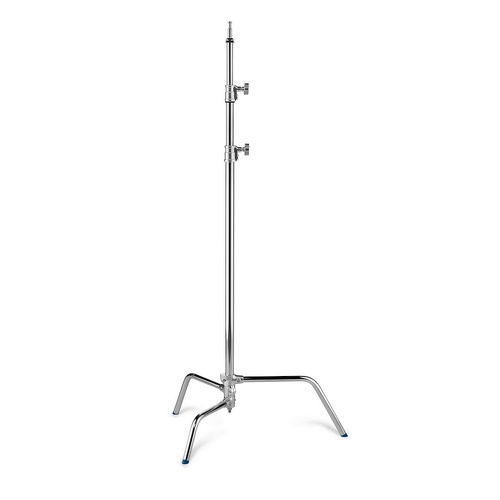 Avenger C-Stand Fixed Base & Column, Grip Head & Extension Arm, Silver - 3.3m