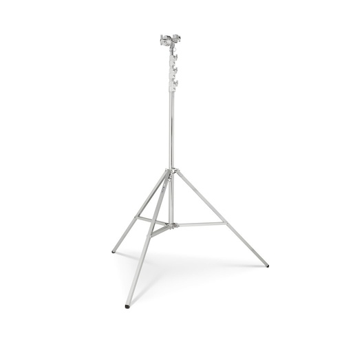 Avenger Overhead Stand 65, Levelling Legs, 4 Risers, Silver - 6.5m