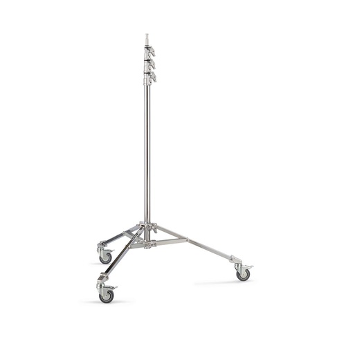 Avenger Baby Roller Stand 43 with Low Base, Silver - 4.3m