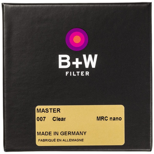 B+W Master 007 Clear MRC Nano Filters