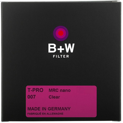 B+W T-Pro 007 Clear MRC Nano Filters