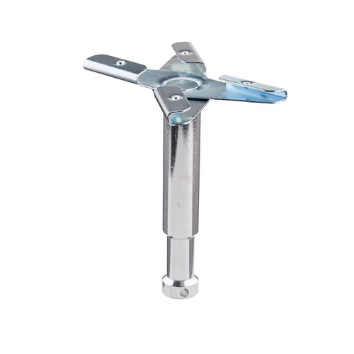 Avenger Drop Ceiling Scissor Clamp with Baby Pin, Silver - 16mm