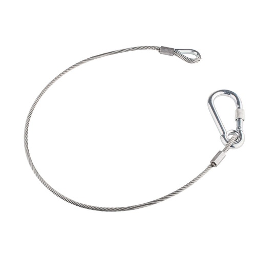Avenger Safety Cable, 70cm Rigging with Screw Lock, 5mm