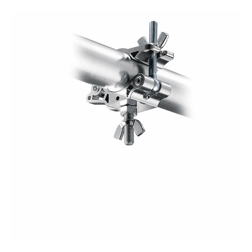 Avenger Eye Coupler Clamp LP with M12 Bolt & Nut, Silver - 48-52mm Ø