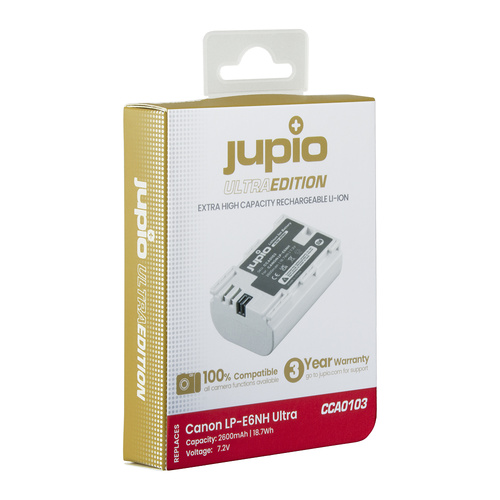 Jupio Canon LP-E6NH Ultra 7.2V 2600mAh Battery