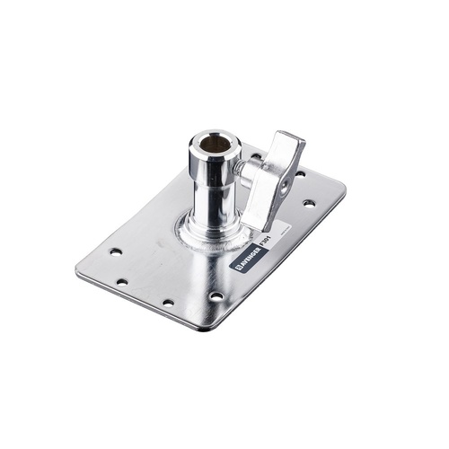 Avenger Baby Wall Plate with T-Knob, 16mm Receiver - Silver