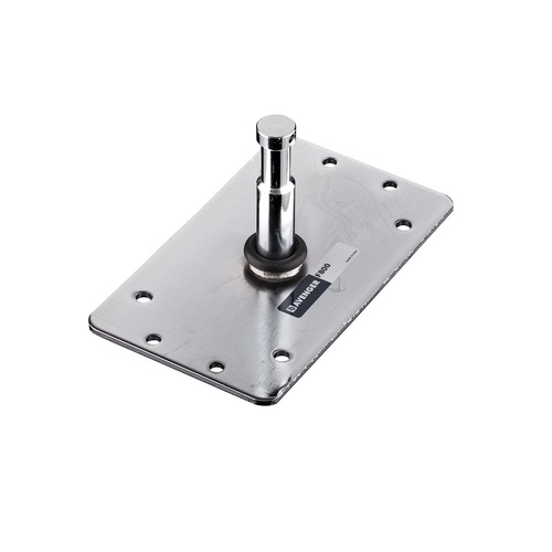 Avenger Baby Wall Plate with 16mm Fixed Spigot 8cm - Silver