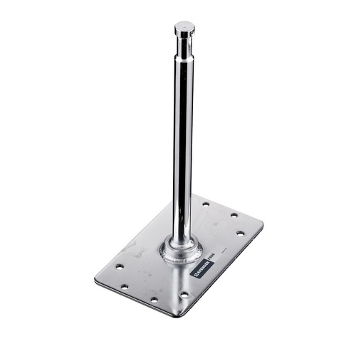 Avenger Baby Wall Plate with 16mm Fixed Spigot 23cm - Silver