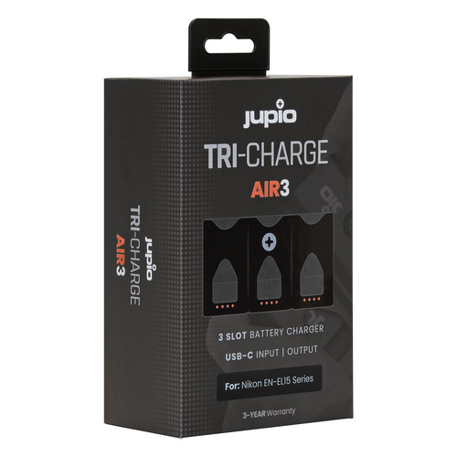 Jupio Tri-Charge AIR3 LP-E6 Series